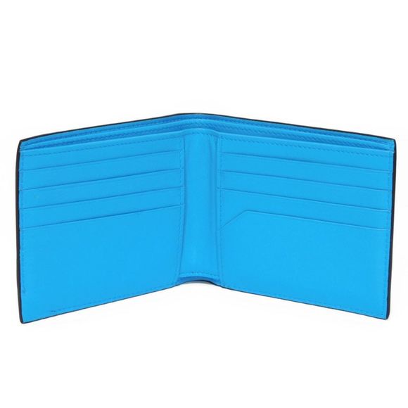 BOTTEGA VENETA Bifold Wallet The Edit Compact Bicolor Logo Embossed 629683 VA... - Picture 5 of 9